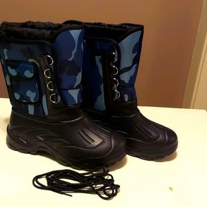 Men Non-Slip Snow Boots Winter Outdoor Waterproof